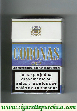 Coronas Oro cigarettes
